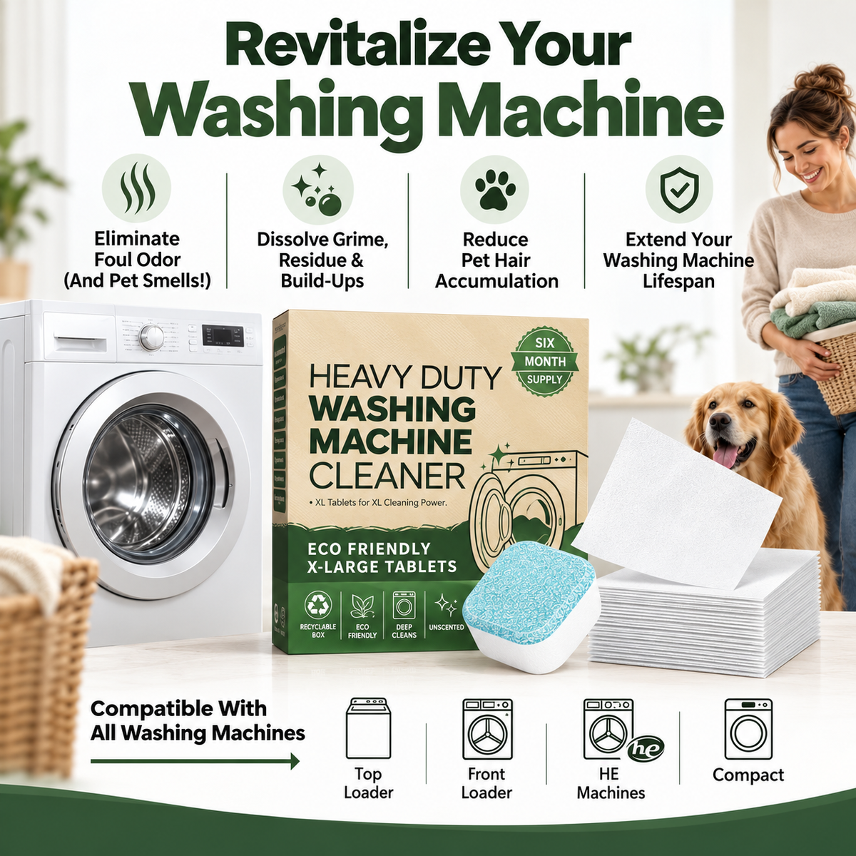 Tepain Washing Machine Pods